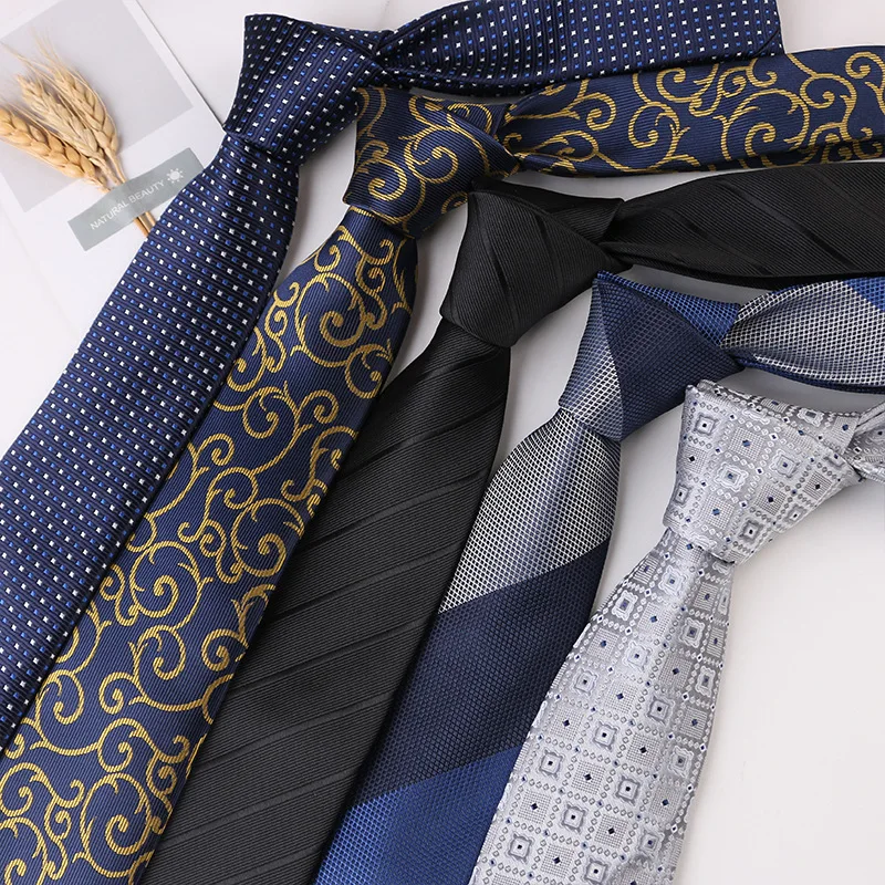 7cm professional suit accessories Polyester Tie