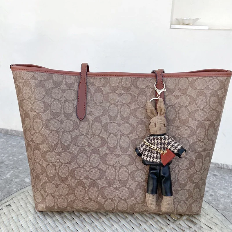 Stuffed & Plush Animal Toys Rabbit Keychains Crochet Bunny Knit Dolls Rabbits Keychain Bulk Plush Knitting Toy Bag Pendant