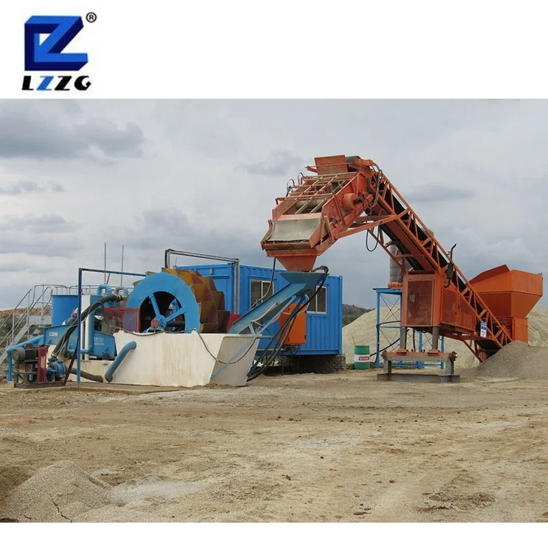 Brick sand washing plant glass sand washing and dehydration machine