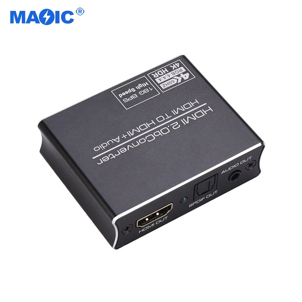 Audio Video Equipments 4K x 2K HDMI to HDMI Optical SPDIF 3.5mm Stereo Audio Splitter Converter HDMI Audio Extractor