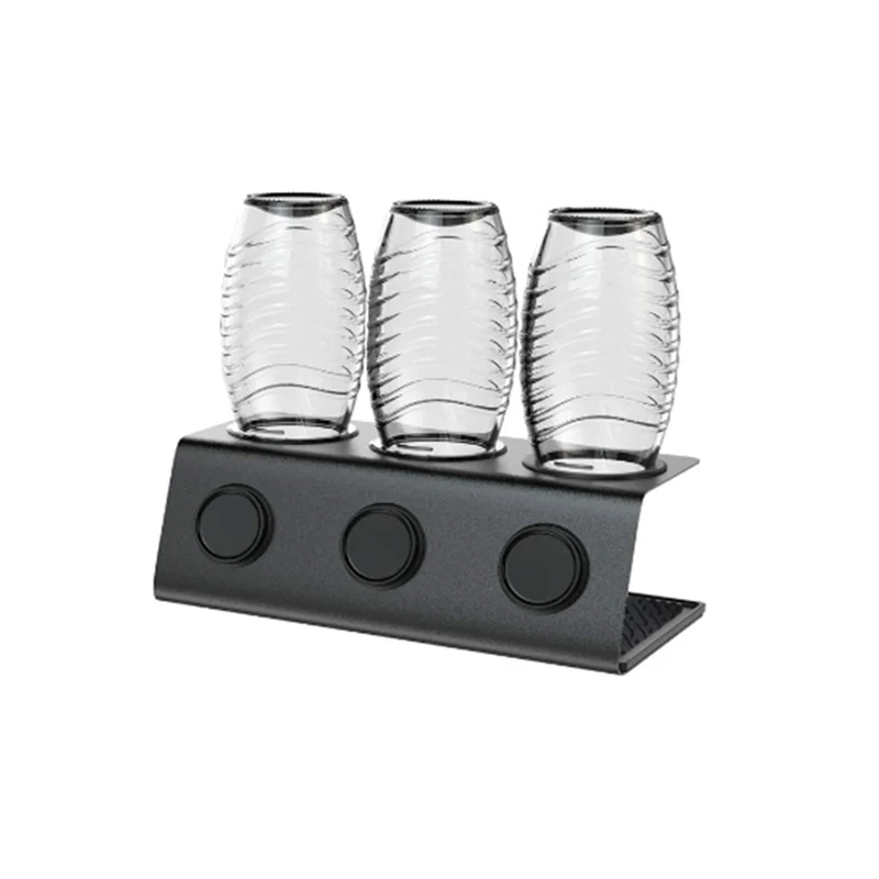 Нержавеющая сталь Сода поток бутылку стойка держатель для бутылок для воды для сушки стекло держатель для бутылки