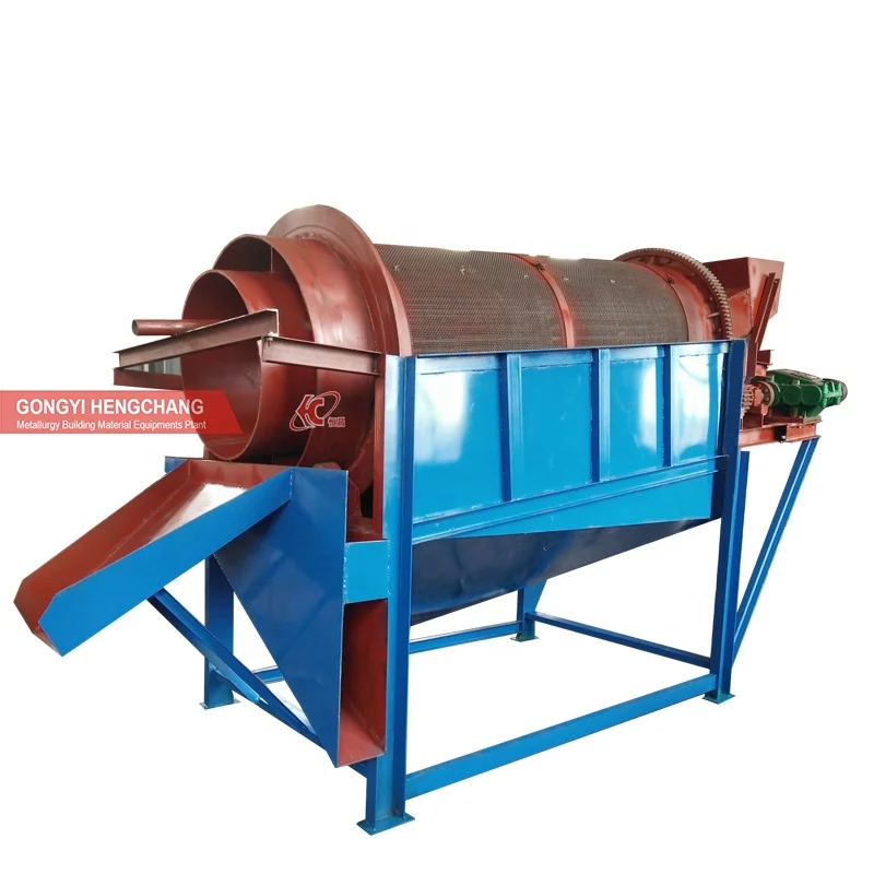 Factory Sale Gold Mining Small Rotary Drum Trommel Scrubber Screen Heavy Duty Rock Trommer Screener Gravel
