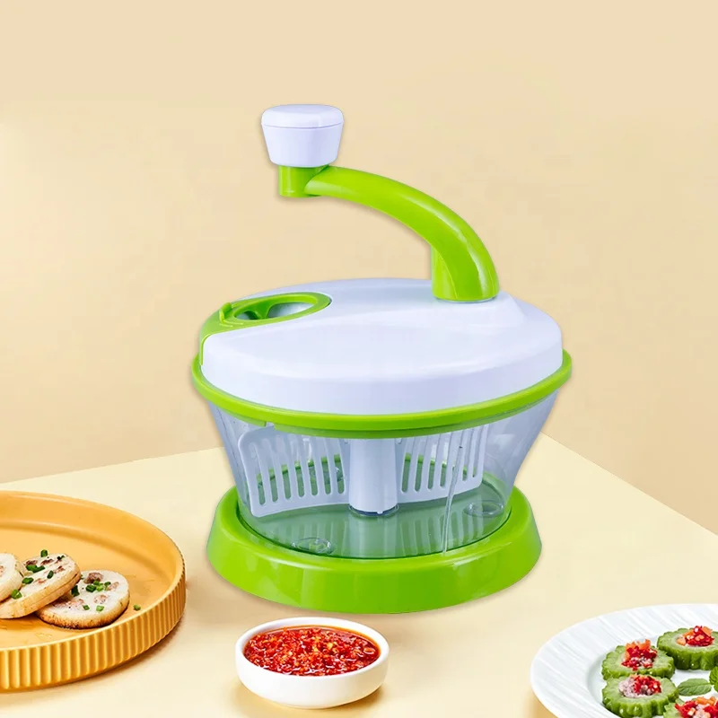 Kitchen 4 in 1 Salad Spinner Vegetable Dryer Grater Lettuce Washer with Colander Basket