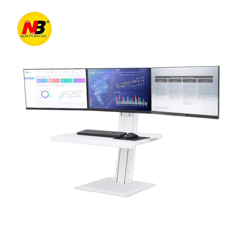 NB ST15-3A 19' to 23' Desktop Computer Monitor LCD Screen Mount Laptop Stand Rack