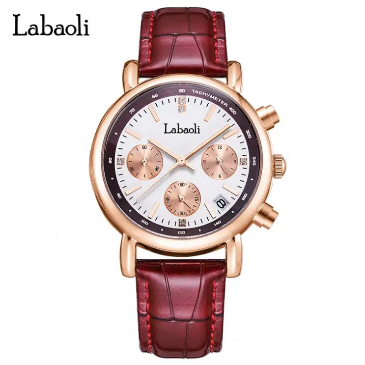Женские часы LABAOLI LA061, распродажа, кварцевые часы 3 АТМ, водонепроницаемые идеальные кварцевые часы с китайским механизмом, золотые