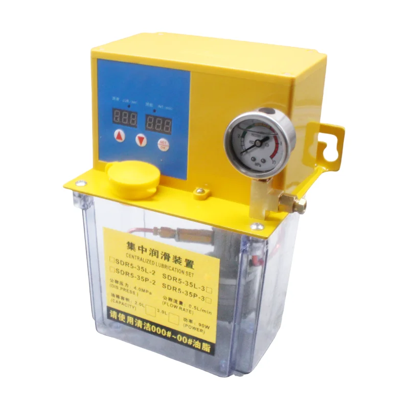 oil press machine electric lubricator gear pump micro computer type Grease volumetric lubrication system