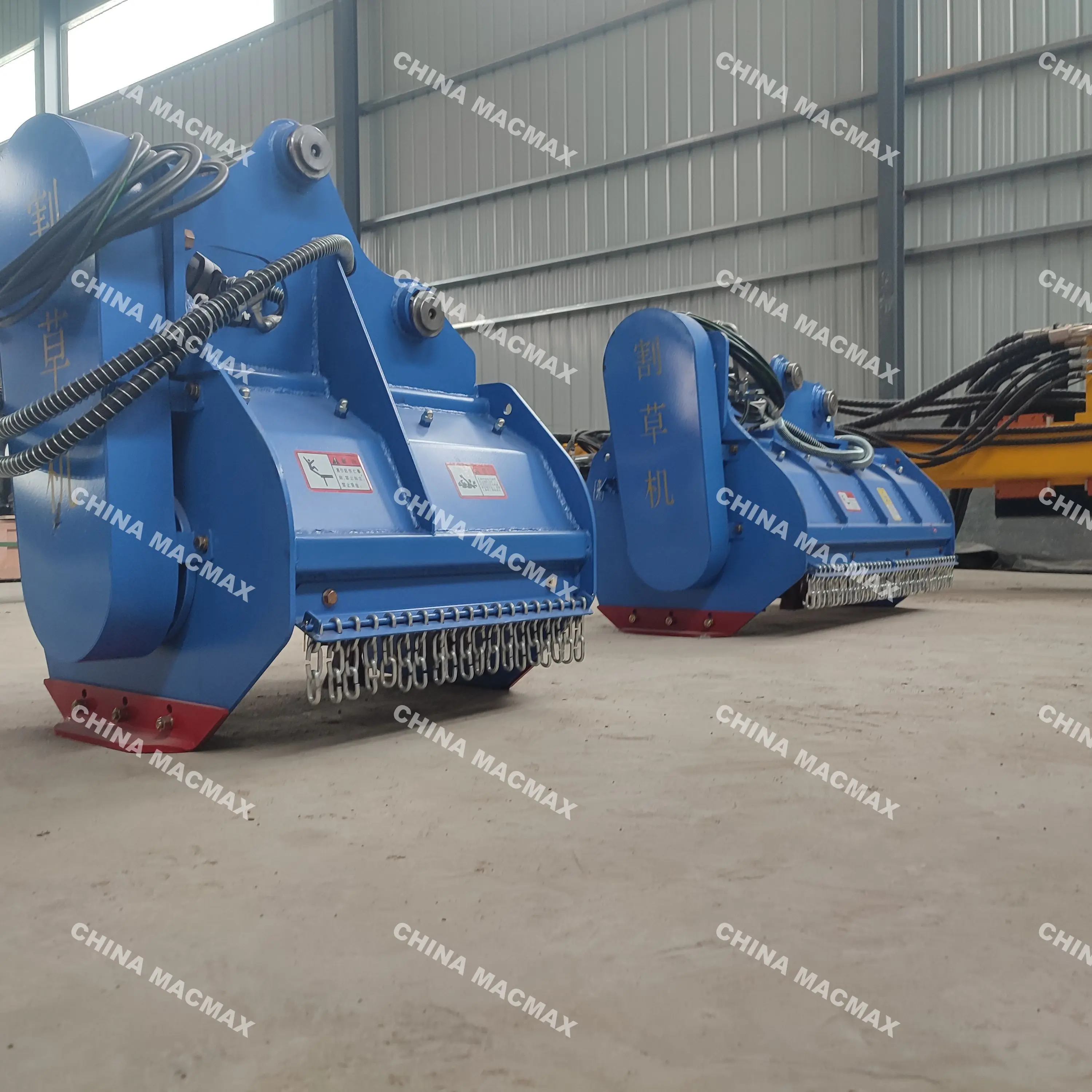 Mini Excavator Mower   Quality Mini Excavator Flail Mower Farm Machines Flail Mulcher With Gearbox for 2-4 Ton Excavator