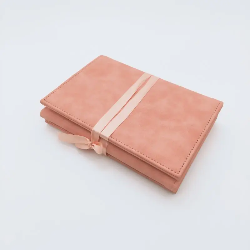 RubySub Novelty PU 4 Sheets Cover Foldable Wrap Photo Album Sublimation Photo Album Blanks