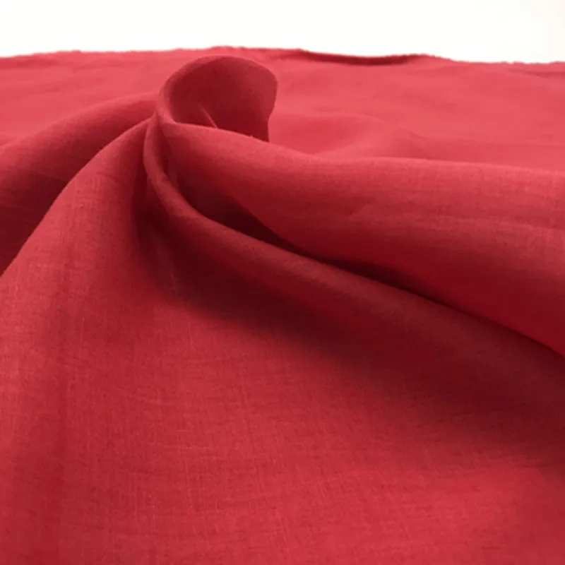 
China Wholesale Home Multi Color Ramie Cotton Breathable Fabric 