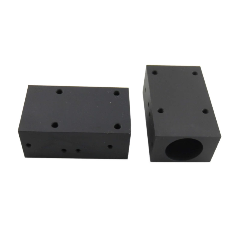 Factory Made Customized CNC Machining Milled Aluminum Housing Block Part for 3D printer