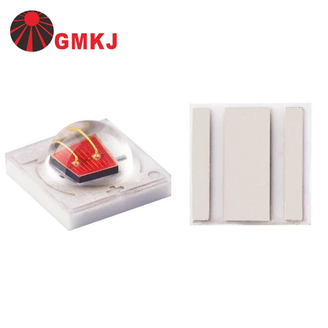 3 years warranty 655nm 660nm 665nm red light 3w 3535 led diode red 2mm for plant lightings