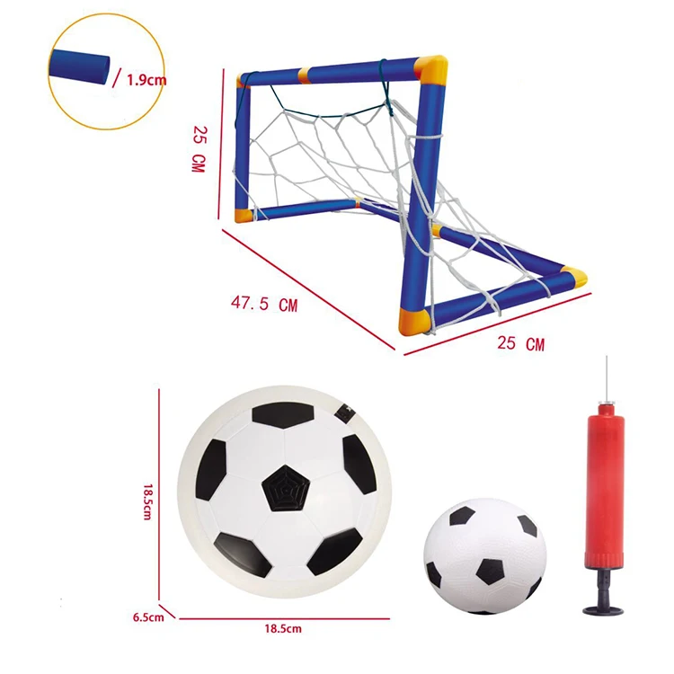 Hot Sale Indoor Air Power Training Ball Playing Football Game Hover Soccer Ball Toys With Light And Music For Kids