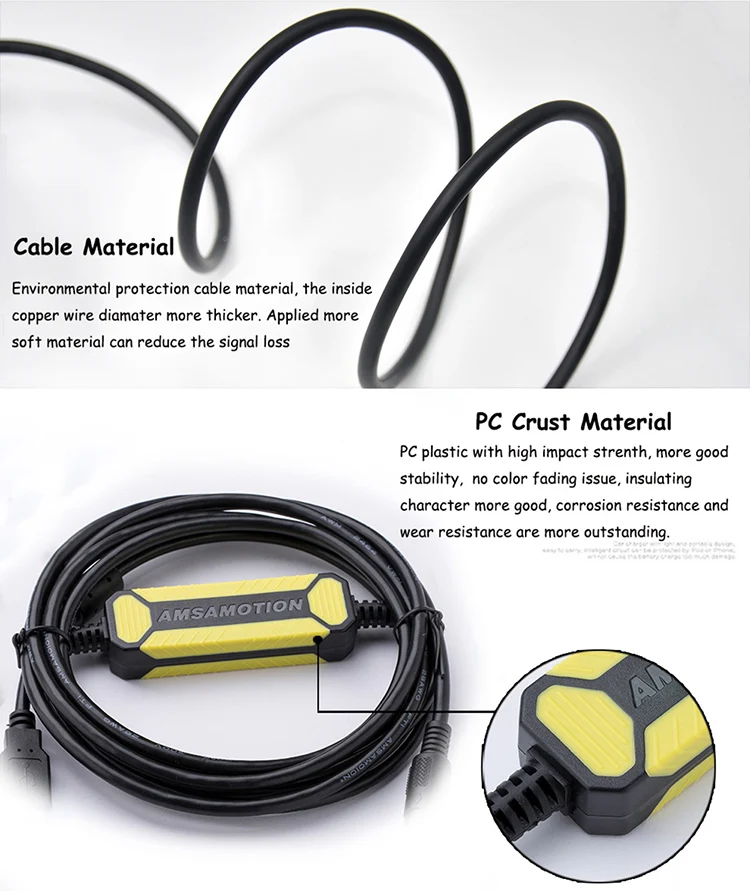 USB-1761-1747-CP3 New Design Cable Suitable For Allen-Bradley AB Series PLC Programming Cable Replace USB-1761-CBL-PM02