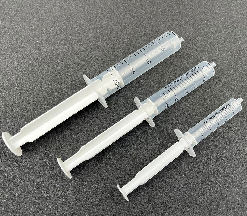 Professional manufacturer 1ml 2ml 5ml 10ml 20ml 60ml syringe two piece insulin syringe without rubber stopper