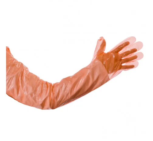 Waterproof Cow insemination Artificial Shoulder length disposable length gauntlets gloves veterinary gloves