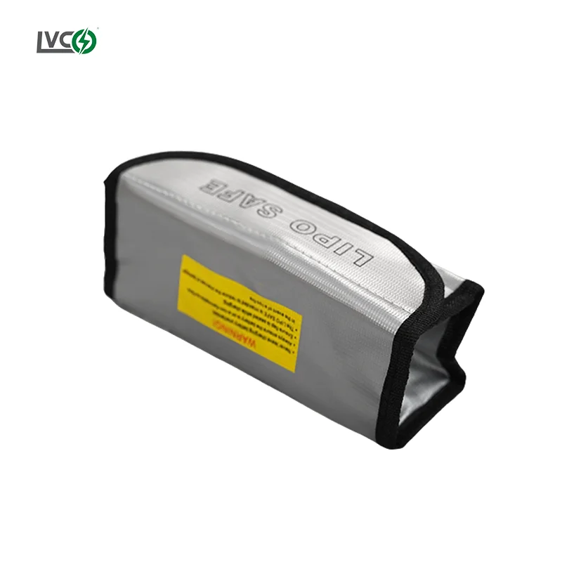 LVCO silicone coated explosion proof lipo battery safe bag mini size battery guard safe bag electric accessories bicycle