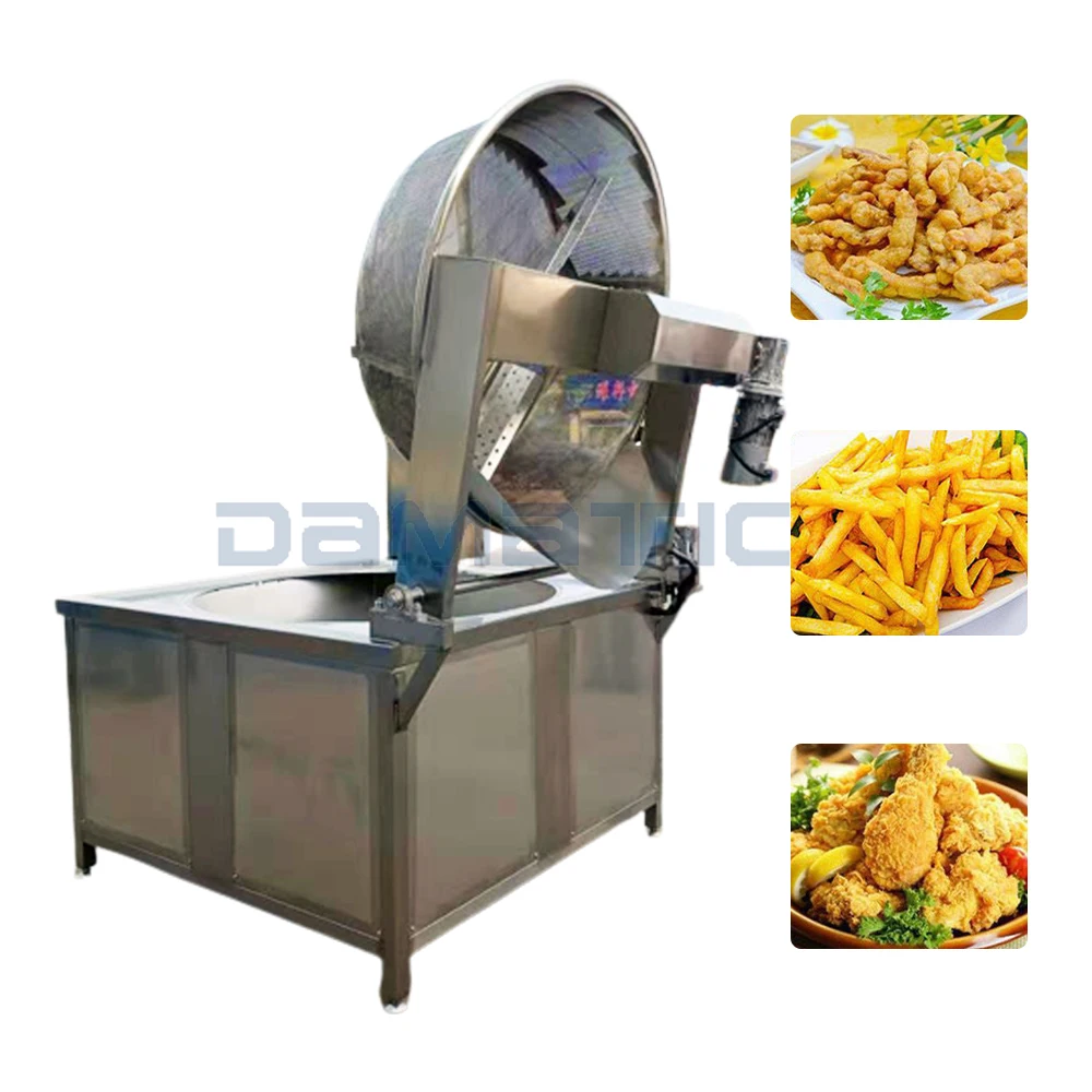 High Efficiency Industrial Fried Chicken Corn Dog Deep Fryer Oil Filter Machine