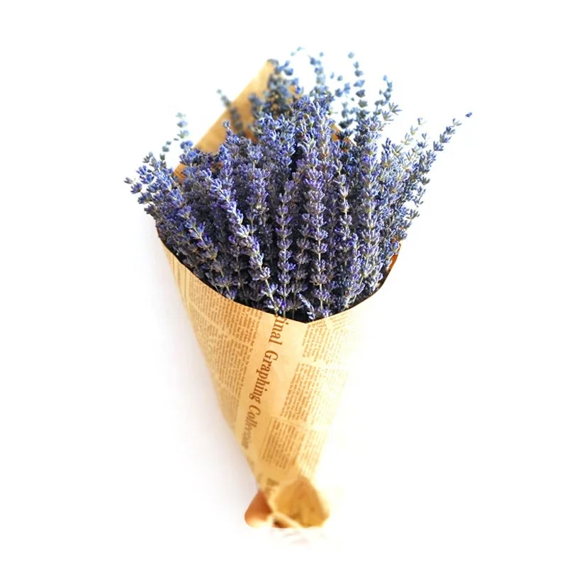 
C2146 Hot Sale Cheap Natural Real Pressed Florals Dry Lavender Bouquet Dried Lavender Flowers For Wedding Home Decoration 