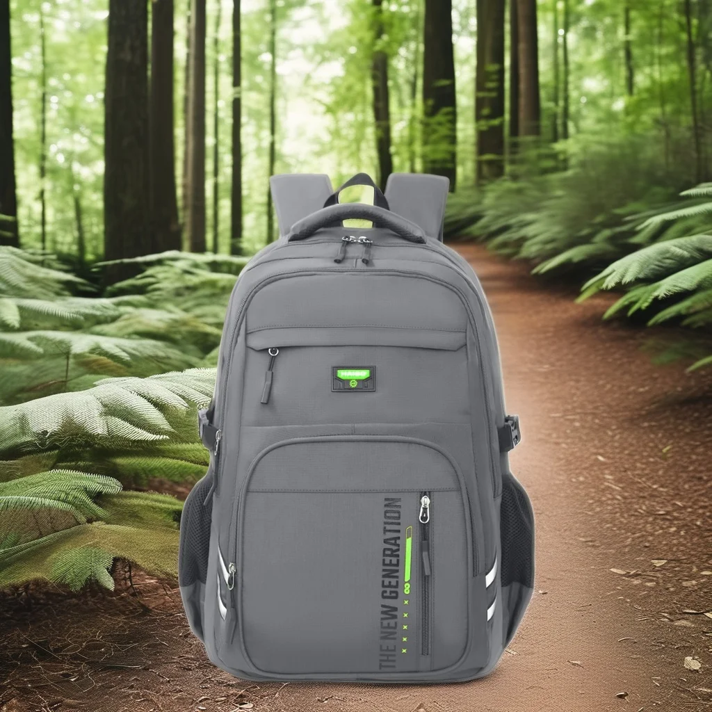 HAIBOWY Oversized Travel Backpack Large Oxford Material with Anti-Theft Feature Strap Carrying System for Men and Laptop Use