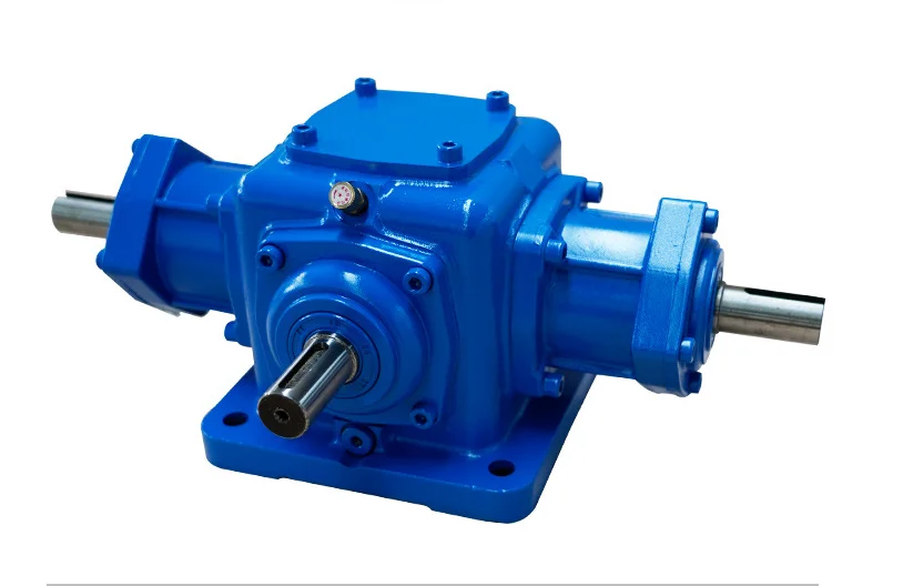 90 Degree Spiral Bevel Gearbox Two Inputs  Speed Reducer