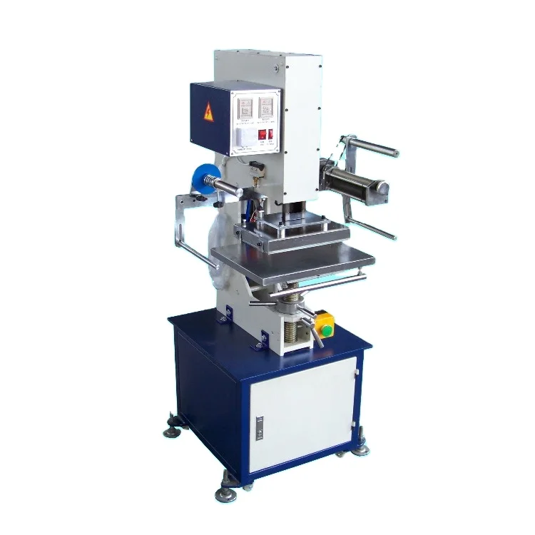 TJ-9 Automatic Foil Feeding Pneumatic Hot Stamping Machine for Embossing Press for leather