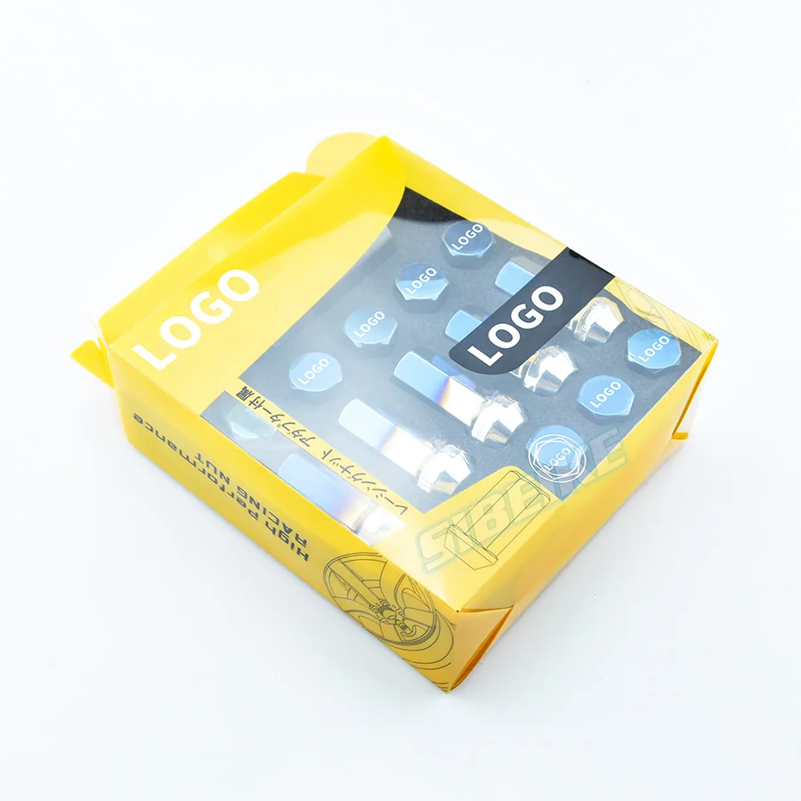 JDM Sport Car Wheel Locking Nut Brunt Blue/Black/Gold/Blue Auto Wheel Lug Nuts