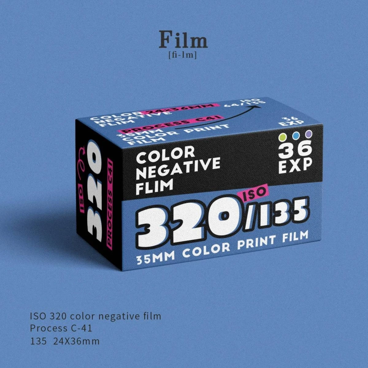 35mm With DX Color Film Rolls Disposable Camera Negative Film 64 200 400 320 ISO 36EXP Process C-41 Film For Camera