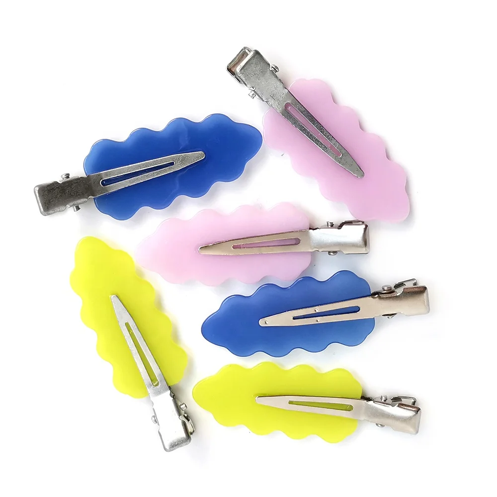 Genya new acetate No bend hair clips Eco-friendly hairpins No crease Curl Clips for Skin Care Makeup Styling tool
