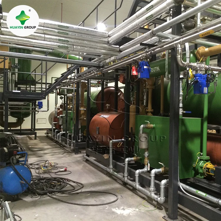 Small scale black used motor oil recycling plant to clean diesel production line
