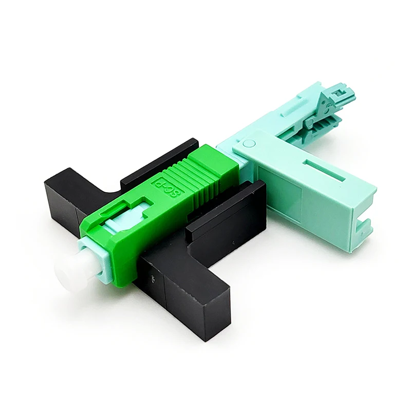 Fiber Optical Embedded Quick Assembly Fusion SC APC Fast Connector