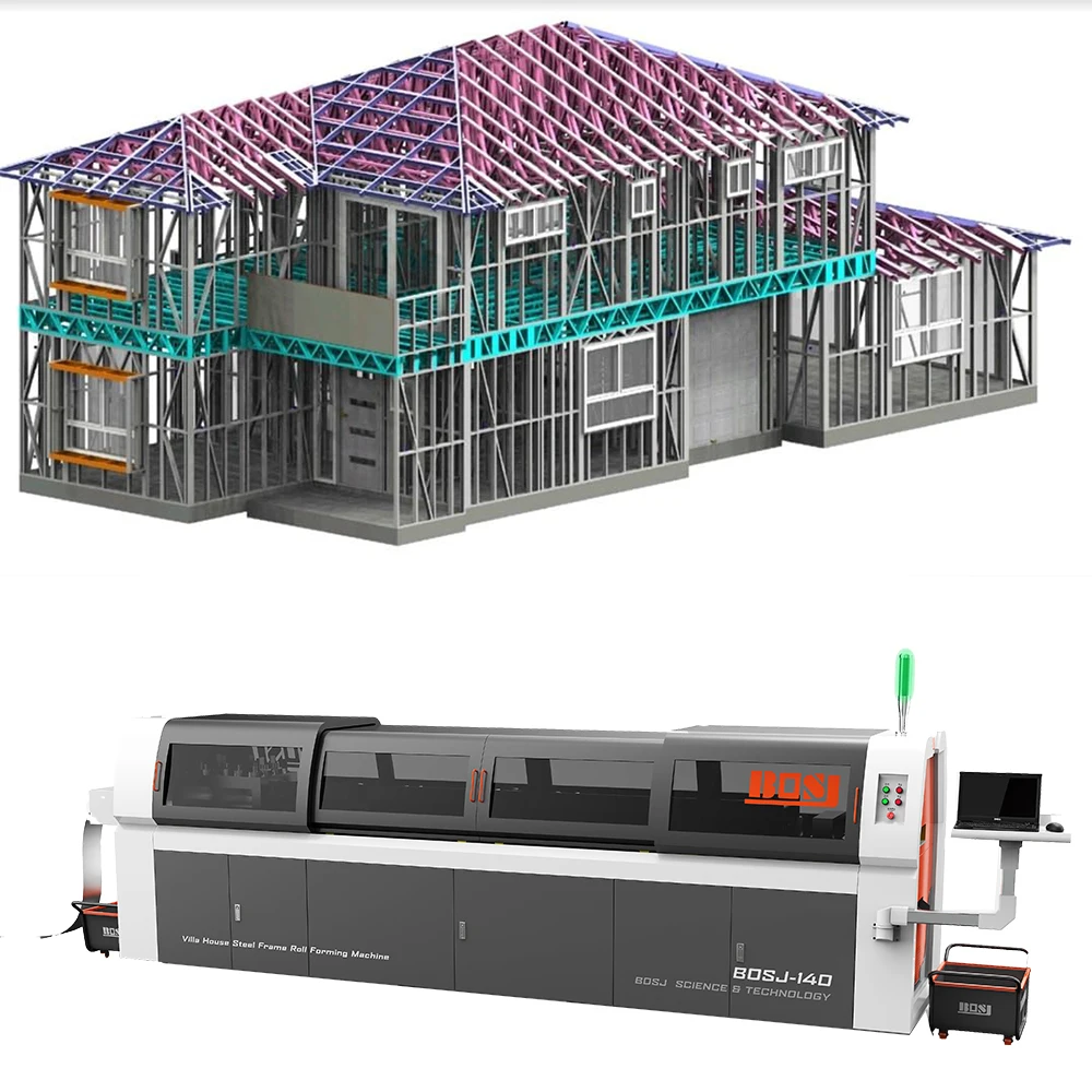 LSF Light Steel Frame Lightweight Steel Structure Galvanized Building Machine