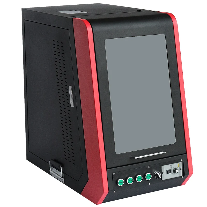 Enclosed 20w 30w 50w Jewelry Fiber Laser Marking Machine for Sale