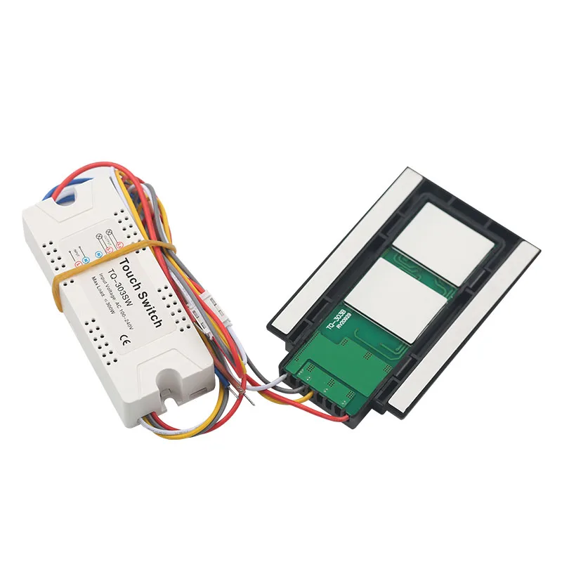 Smart DC5V 12V 24V touch sensor light switch 5A 60W Two-button Defogging Mirror Switch for bathroom mirror