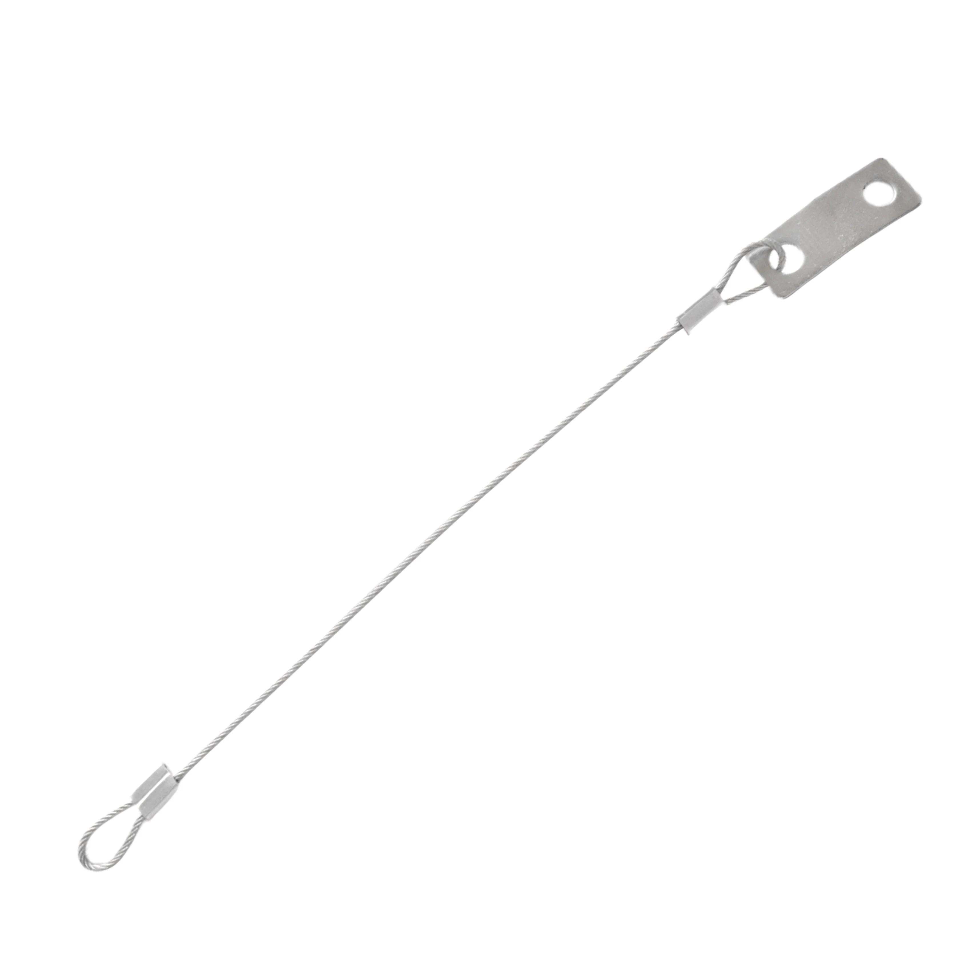 Anshun High Quality Custom Aisi 304 Stainless Steel Wire Rope Lanyards With Sides Loop