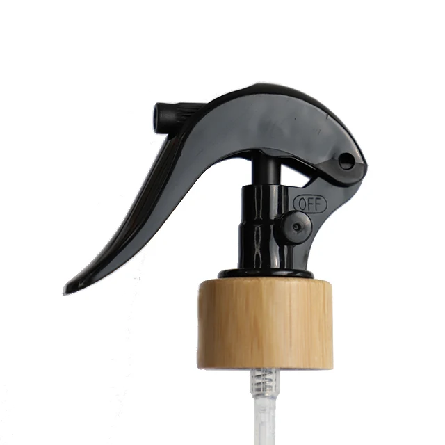 24/410 bamboo spray tops mini trigger sprayer for cosmo bottles