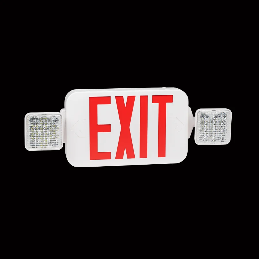 Exit Double Head LED Emergency Lights Fire Emergency Lights For Corridor Aisle