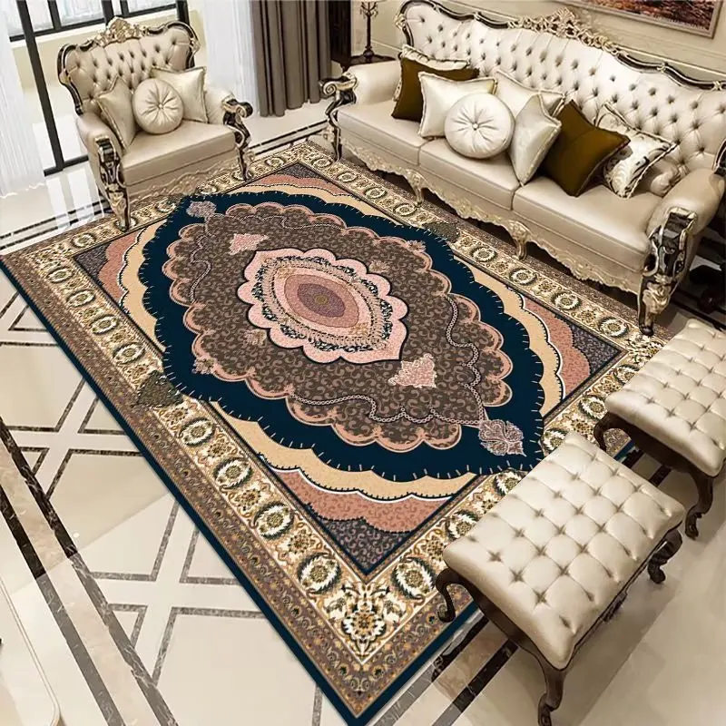 Moroccan Trellis Bedroom Living Room Decorative Area Rug 3d Printed Carpet