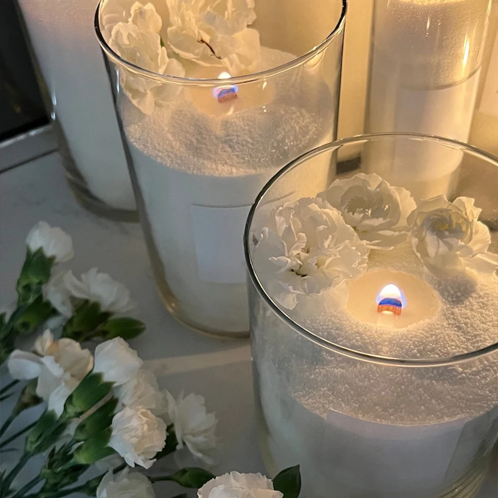 Wholesale Sustainable Sourced Multiple Color Palm Wax Sand Wax DIY Candle Making for Events Proposal Birthday Party Wedding
