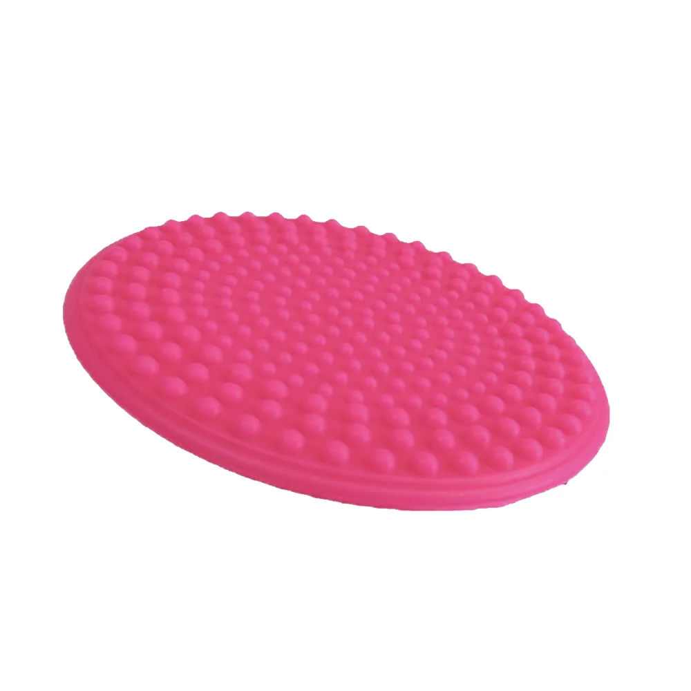 Rose Red Silicone Makeup Sponge Cleaner Pads Blender Cosmetic puff Beautiful Makeup Sponge Rubber