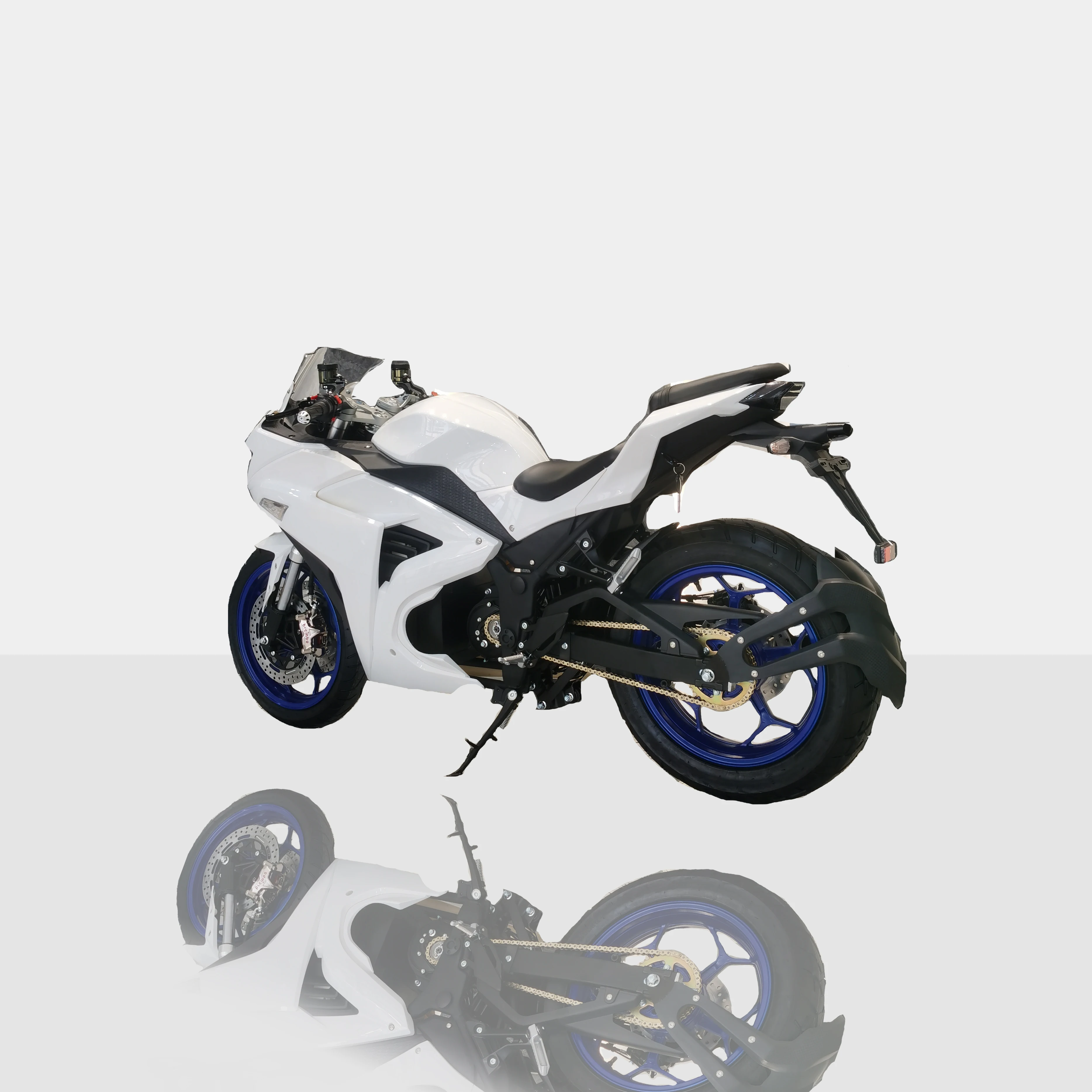 Mid-Chain Drive Motor 4000W R3 Motorcycles Drive 140KM/H Off-Road Electric Motorcycle