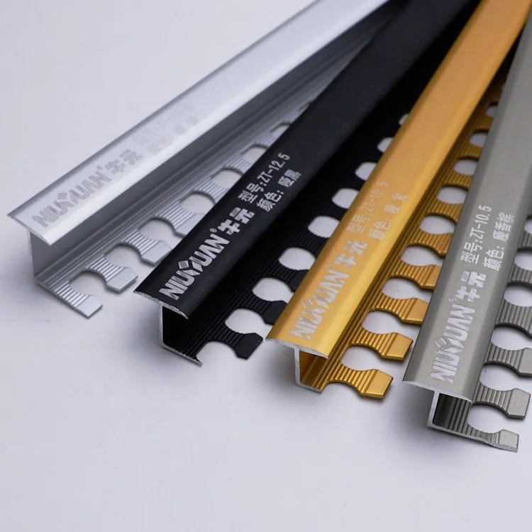 Free Sample Wall Panel Metal Aluminum Bendable Metal Strips Flexible Tile Trim