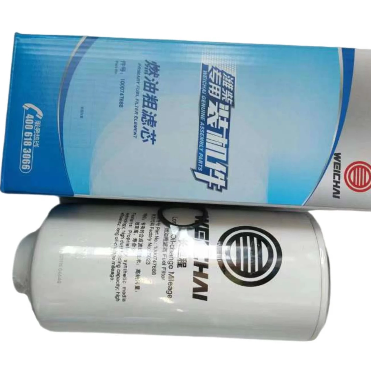 Weichai engine dump man truck diesel fuel filter for howo trucks 1000747688