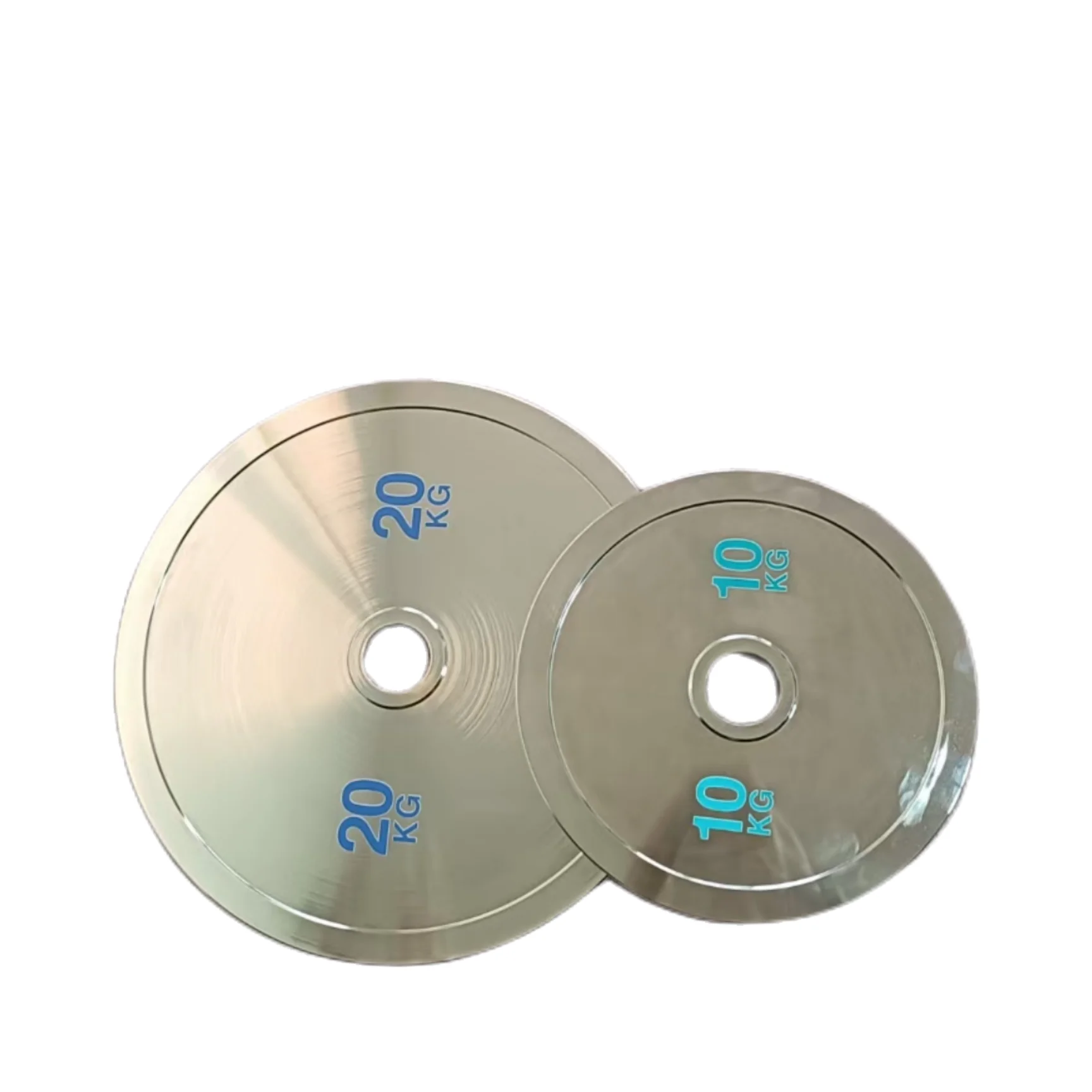 Eako sports 2.5kg 5kg 10kg 15kg 20kg 25kg chrome finished steel power lifting Plates