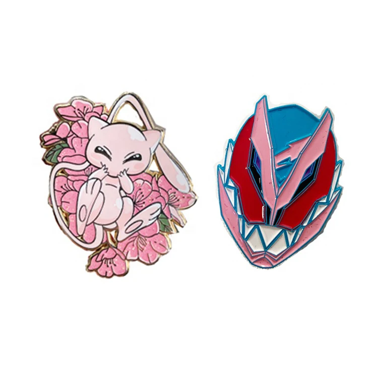 Wholesale Designer Hat Collar Clothes Lapel Cute Cartoon Anime Hard Enamel Lapel Pin