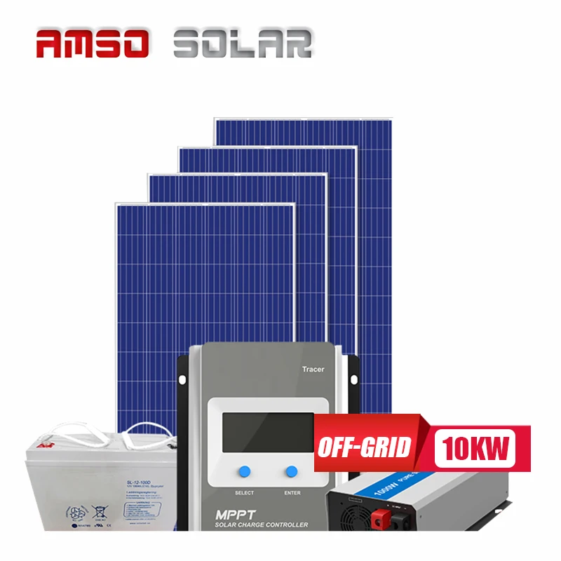 Manufacture price 10kw off grid solar system is 1000 watt solar panel system 10KW solar panel