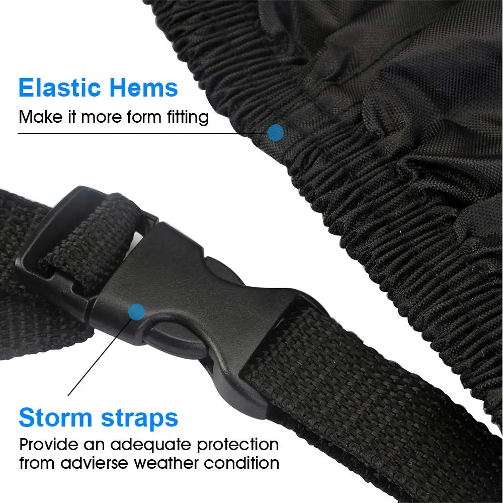 Heavy Duty 210D Waterproof UV Protective Tear Proof Motorbike Cover / Motorcycle Covers