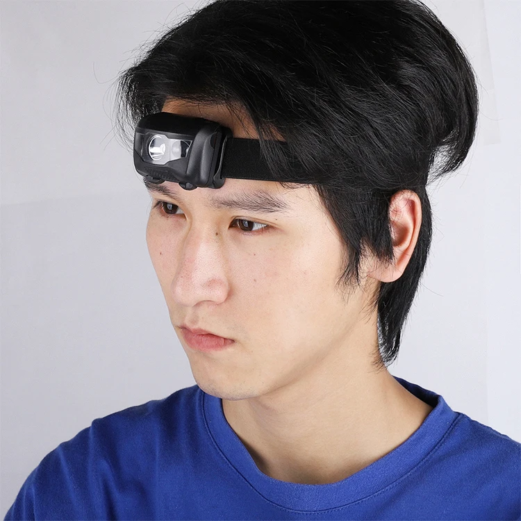 Free Shipping Head Work Light Headtorch Head Torch Adjustable Light Level Rechargeable Headlamp Led