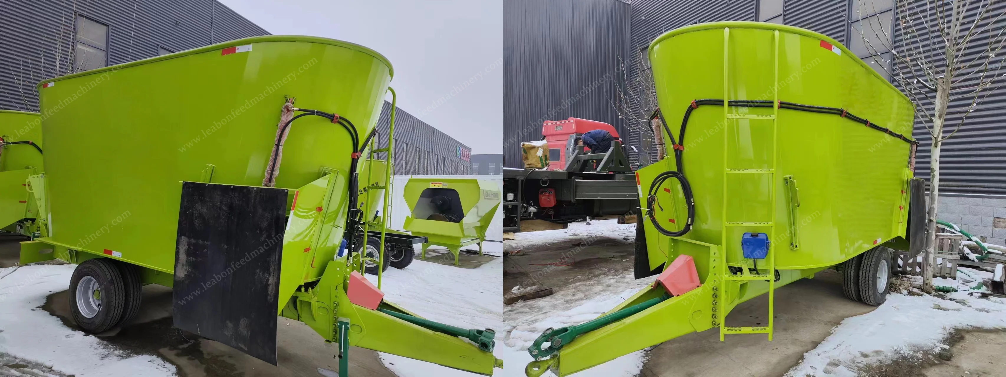10M3 Vertical Tmr Feed Mixer Special For Cattle And Sheep Feed Mixer In Agricultural Breeding Farm price for sale