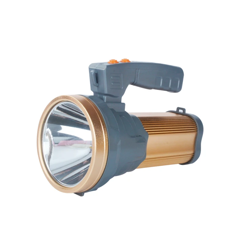 Outdoor patrol hand-held light high-power LED searchlight