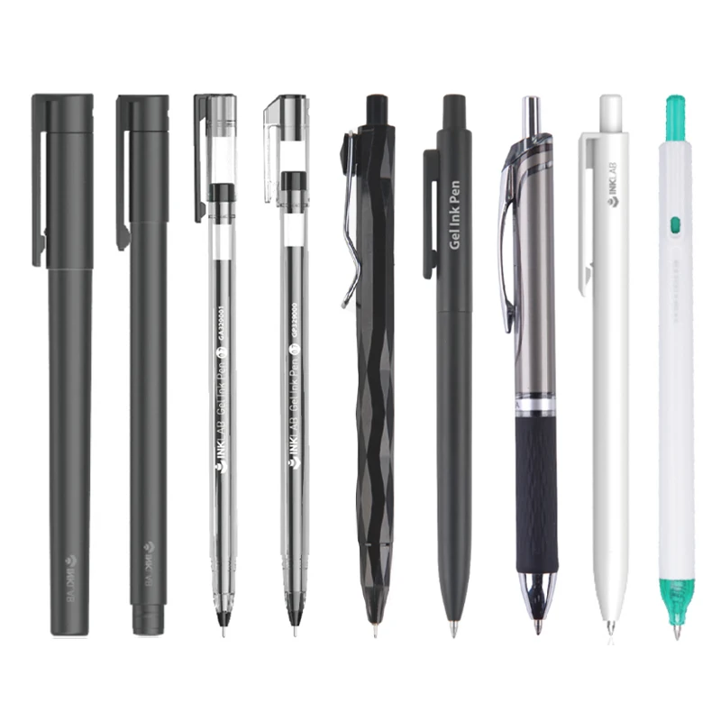 Colorful Gel Pens Custom Logo Multicolor Retractable Pen Wholesale OEM Gel Ink Pens